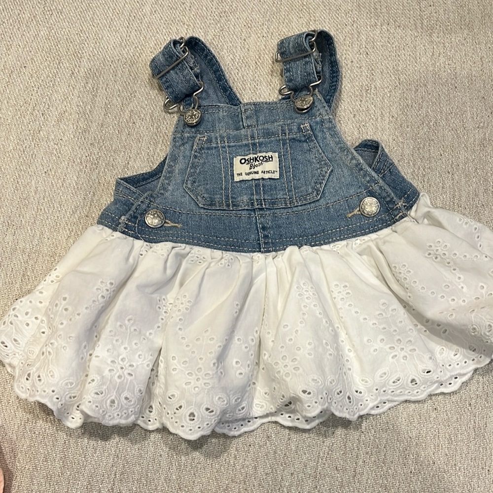OshKosh B’gosh 3 months overall dress